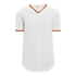 Athletic Knit Full Button Baseball Jersey with Braided Trim (BA5500)